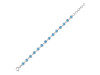 Blue Topaz Bracelet BTZ-RDB-115-CUT.