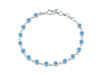 Blue Topaz Bracelet BTZ-RDB-118-CUT.
