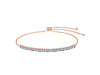 Blue Topaz Bracelet BTZ-RDB-129.