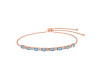 Blue Topaz Bracelet BTZ-RDB-130.