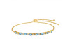 Blue Topaz Bracelet BTZ-RDB-130.