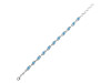 Blue Topaz Bracelet BTZ-RDB-2-A.