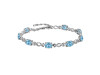 Blue Topaz Bracelet BTZ-RDB-3-A.