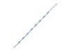 Blue Topaz Bracelet BTZ-RDB-3-A.