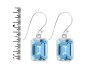 Blue Topaz Earring BTZ-RDE-1251.