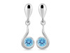 Blue Topaz Earring BTZ-RDE-18.