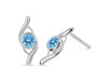 Blue Topaz Stud Earring BTZ-RDE-2.