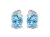 Blue Topaz Stud Earring BTZ-RDE-28.
