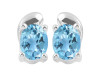 Blue Topaz Stud Earring BTZ-RDE-28.