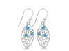 Blue Topaz Earring BTZ-RDE-40.