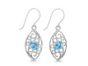 Blue Topaz Earring BTZ-RDE-43.