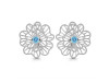 Blue Topaz Stud Earring BTZ-RDE-60.