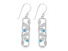 Blue Topaz Earring BTZ-RDE-62.
