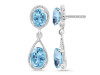 Blue Topaz Earring BTZ-RDE-73.