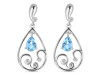 Blue Topaz Earring BTZ-RDE-76.