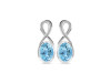 Blue Topaz Stud Earring BTZ-RDE-9.
