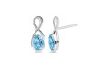 Blue Topaz Stud Earring BTZ-RDE-9.