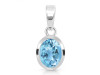 Blue Topaz Pendant BTZ-RDP-380.