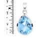Blue Topaz Pendant BTZ-RDP-454.