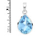 Blue Topaz Pendant BTZ-RDP-455.