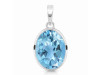 Blue Topaz Pendant BTZ-RDP-458.