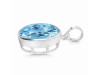 Blue Topaz Pendant BTZ-RDP-458.