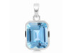 Blue Topaz Pendant BTZ-RDP-461.