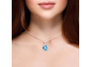 Blue Topaz Pendant BTZ-RDP-461.