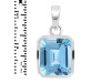 Blue Topaz Pendant BTZ-RDP-462.