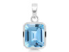 Blue Topaz Pendant BTZ-RDP-462.