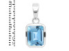 Blue Topaz Pendant BTZ-RDP-464.