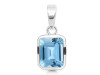 Blue Topaz Pendant BTZ-RDP-464.