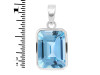 Blue Topaz Pendant BTZ-RDP-465.