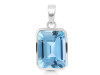 Blue Topaz Pendant BTZ-RDP-465.