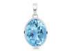 Blue Topaz Pendant BTZ-RDP-467.