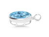 Blue Topaz Pendant BTZ-RDP-467.