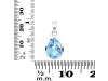 Blue Topaz Pendant BTZ-RDP-470.
