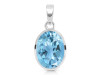 Blue Topaz Pendant BTZ-RDP-471.