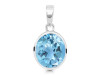 Blue Topaz Pendant BTZ-RDP-737.