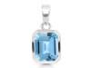 Blue Topaz Pendant BTZ-RDP-738.