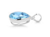 Blue Topaz Pendant BTZ-RDP-790.