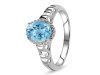 Blue Topaz Ring BTZ-RDR-1.