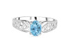Blue Topaz Ring BTZ-RDR-10.