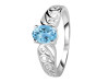Blue Topaz Ring BTZ-RDR-10.