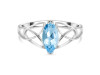 Blue Topaz Ring BTZ-RDR-13.