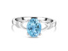 Blue Topaz Ring BTZ-RDR-14.