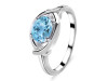 Blue Topaz Ring BTZ-RDR-23.