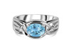 Blue Topaz Ring BTZ-RDR-24.