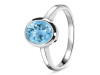 Blue Topaz Ring BTZ-RDR-251.