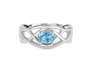 Blue Topaz Ring BTZ-RDR-26.